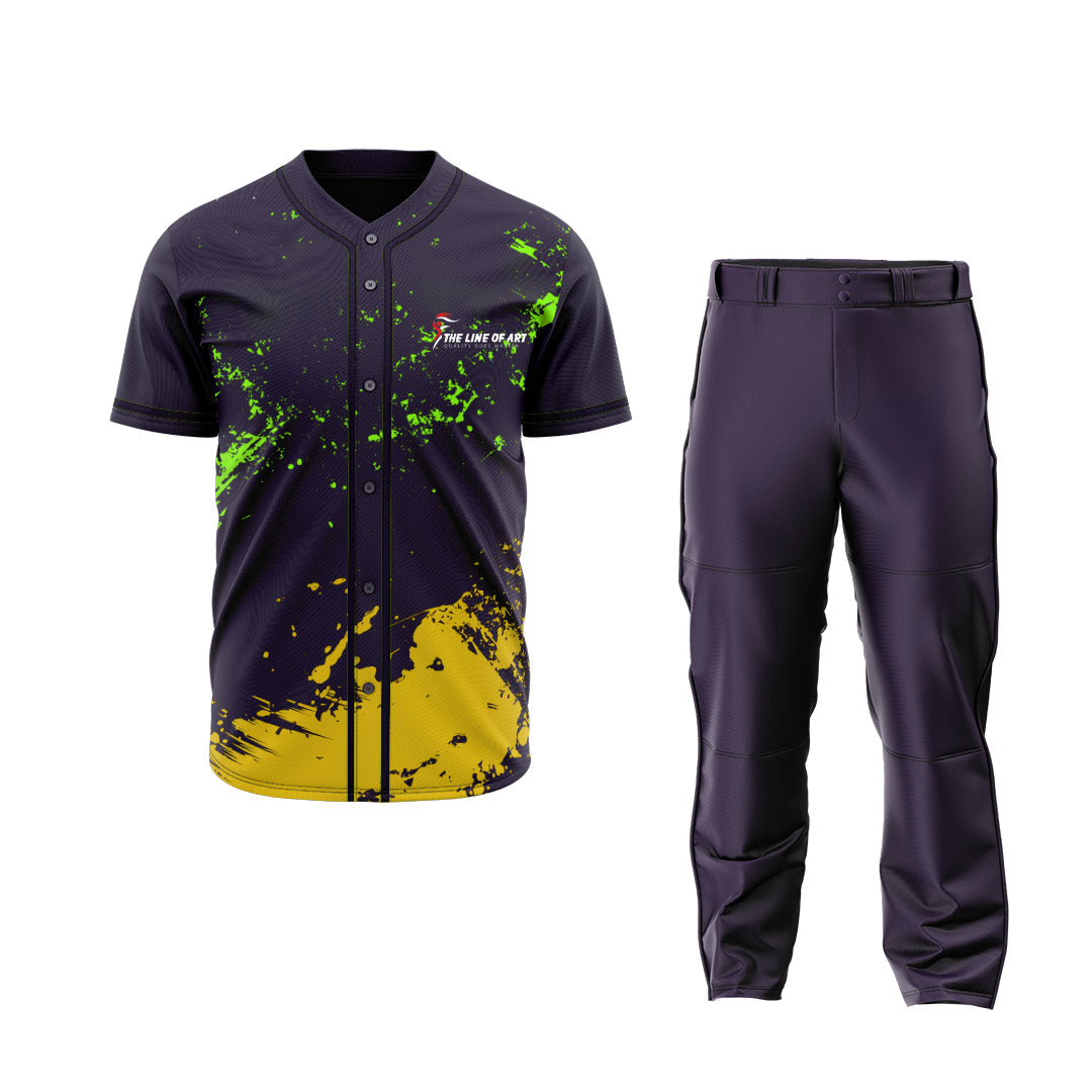 Premium Custom Baseball Uniforms – High-Quality &amp; Fully Customisation | Customised Sportswear Uniform