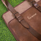 Genuine Leather Bags For Men / Women Hand Carry Travels Bags