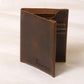 Original Leather Wallets For Men Women Brown Color With Multi Compartment Foldable Wallet