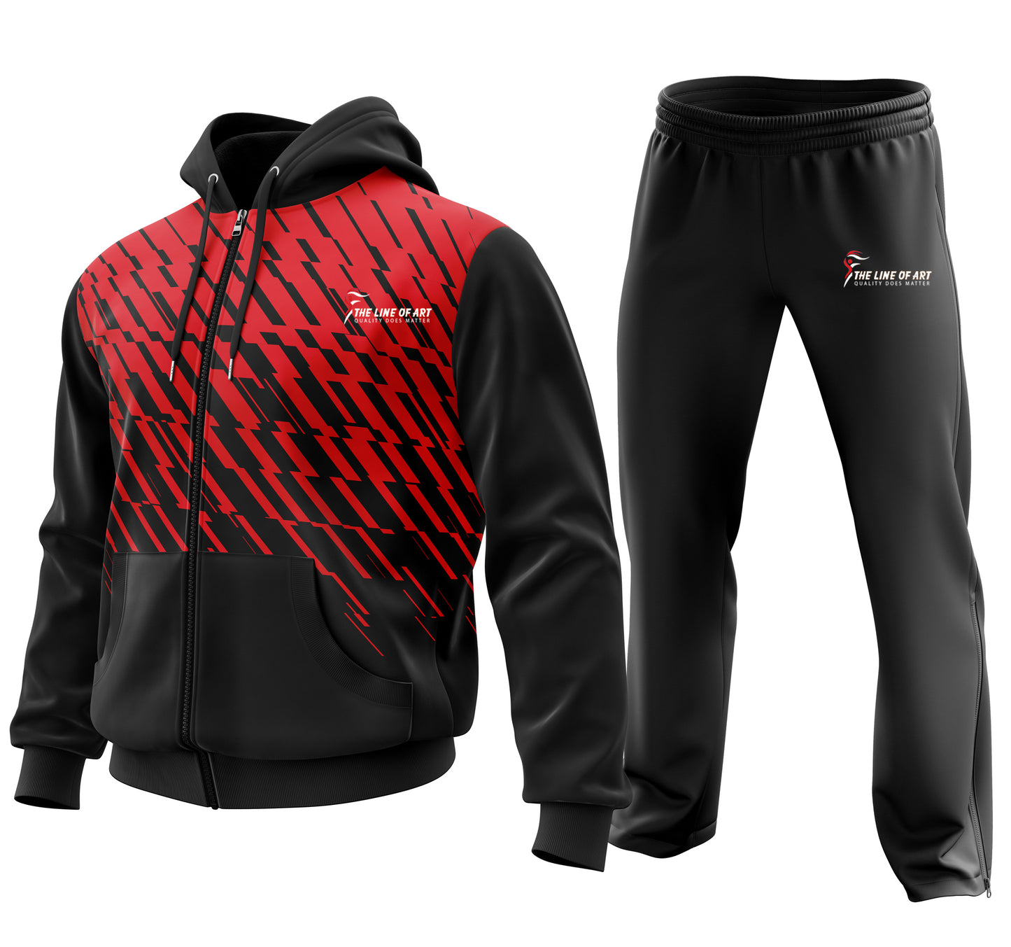 Unwind in Style: Explore Our Range of THE LINE OF ART Tracksuits | Customized Sportswear Tracksuits