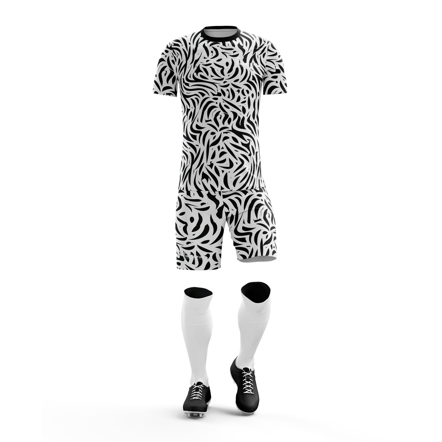 Sublimated Soccer Jersey With Shorts Printed Design Sportswear T Shirts